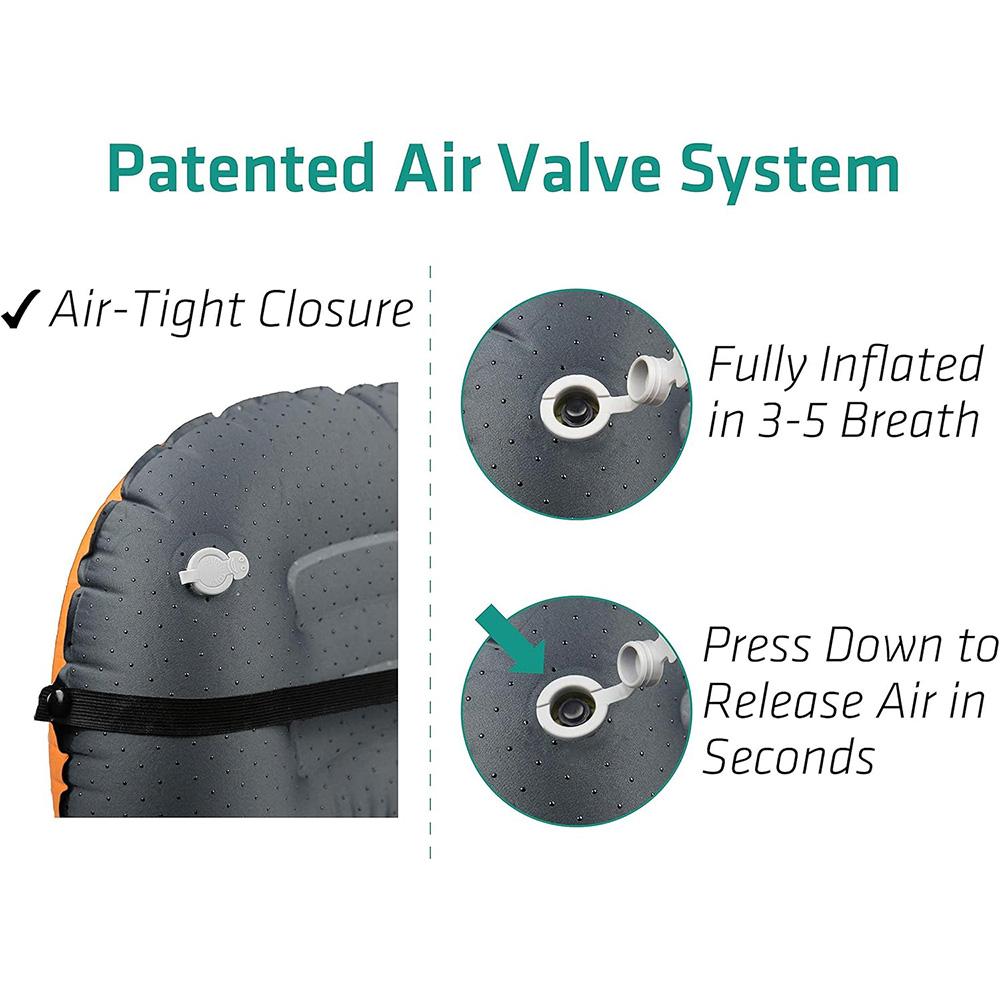 Outdoor Inflatable Pillow with Inflatable Air Cushion Special TPU Air Pillow Portable Storage TPU Pillow Lightweight Travel Pillow