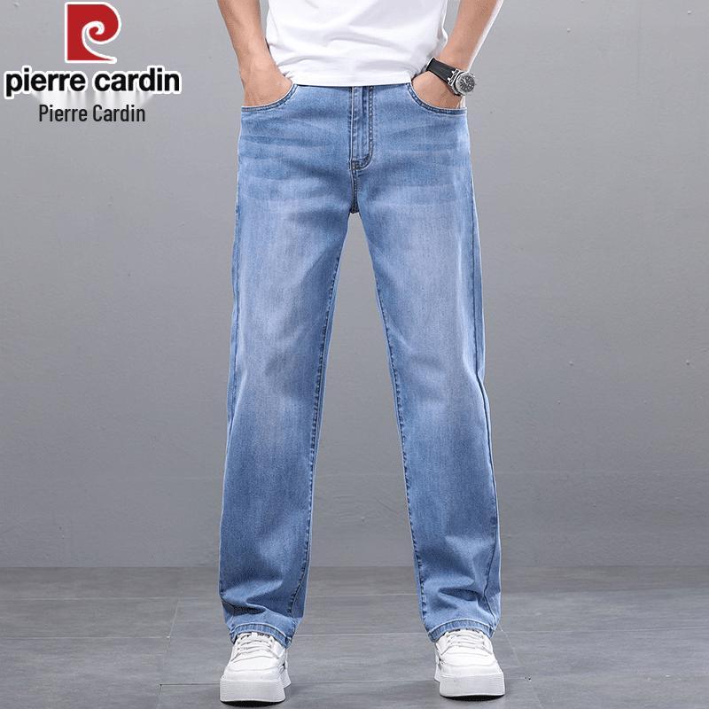 Pierre Cardin Men's Summer Loose Straight-Leg Jeans
