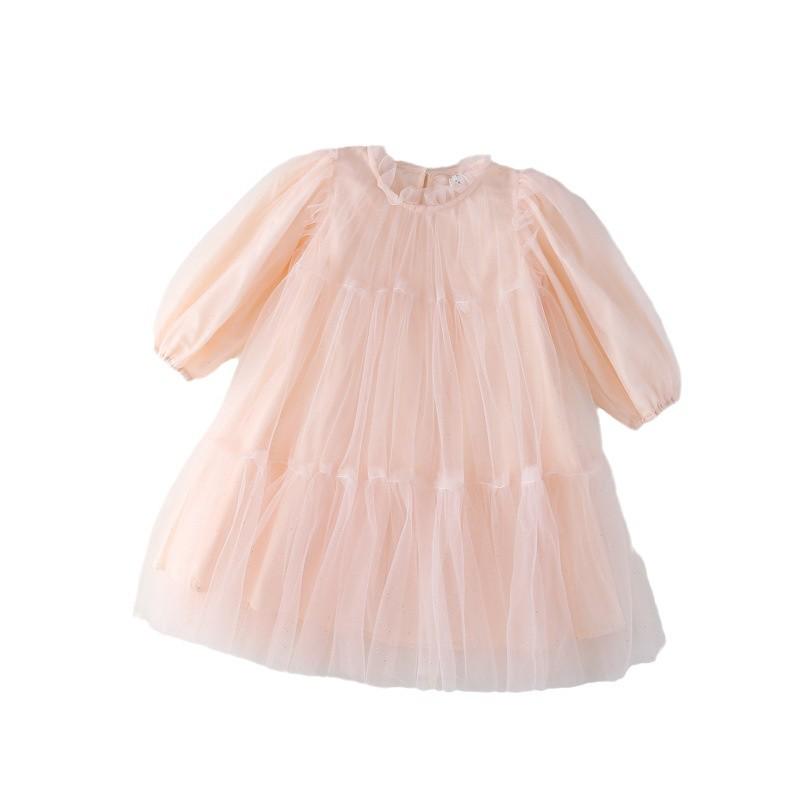 New Spring Girls' Sequined Tulle Princess Birthday Dress