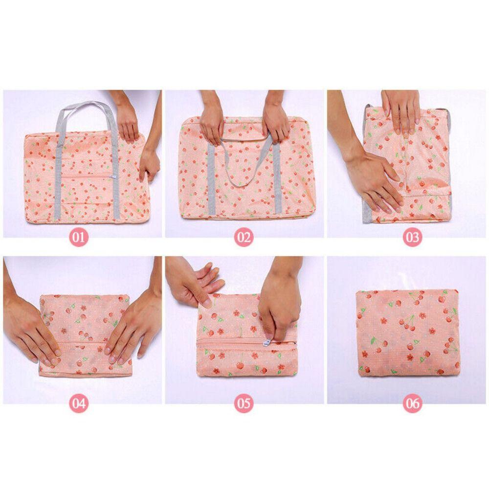 Large Capacity Under The Seat Women Handbag Clothes Organizer Foldable Travel Bag Luggage Bag Tote Bag