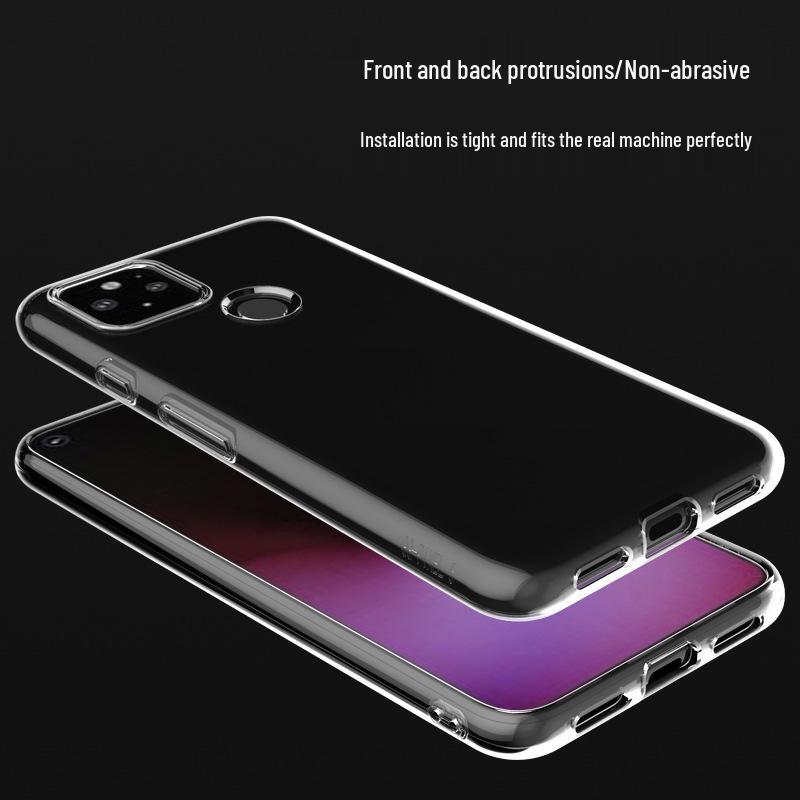 Průhledné TPU ochranné pouzdro Google Pixel 9 - Kompatibilní s Pixel 8 Pro, Měkký kryt