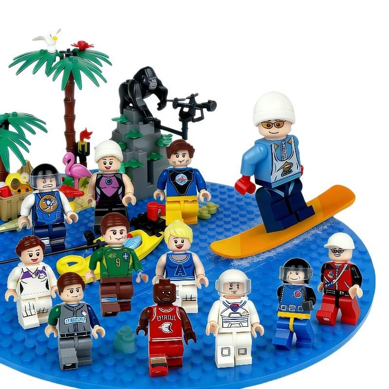 Package P14 Resort Island Medieval Castle Building Granular Building Block Toy Roman
