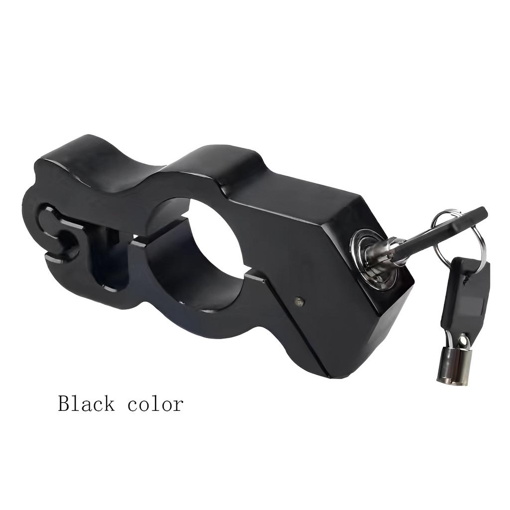 Motorcycle Handlebar Lock Anti-theft Locks For Motorcycle Electric Vehicle Aluminum Alloy Lock Solid Imitating Steal Locks
