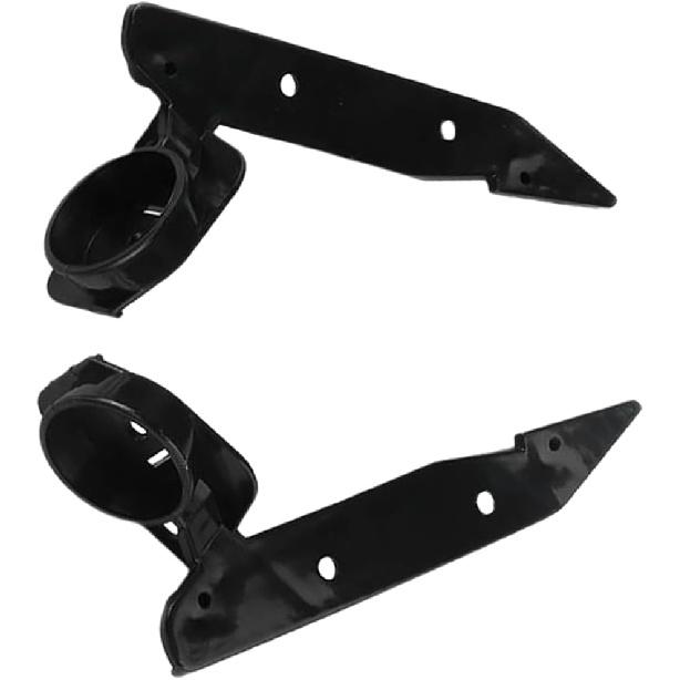51117058447/51117058448, Front Bumper Support Bracket Cover Pair, Compatible with BMW OE Fit for Select Models