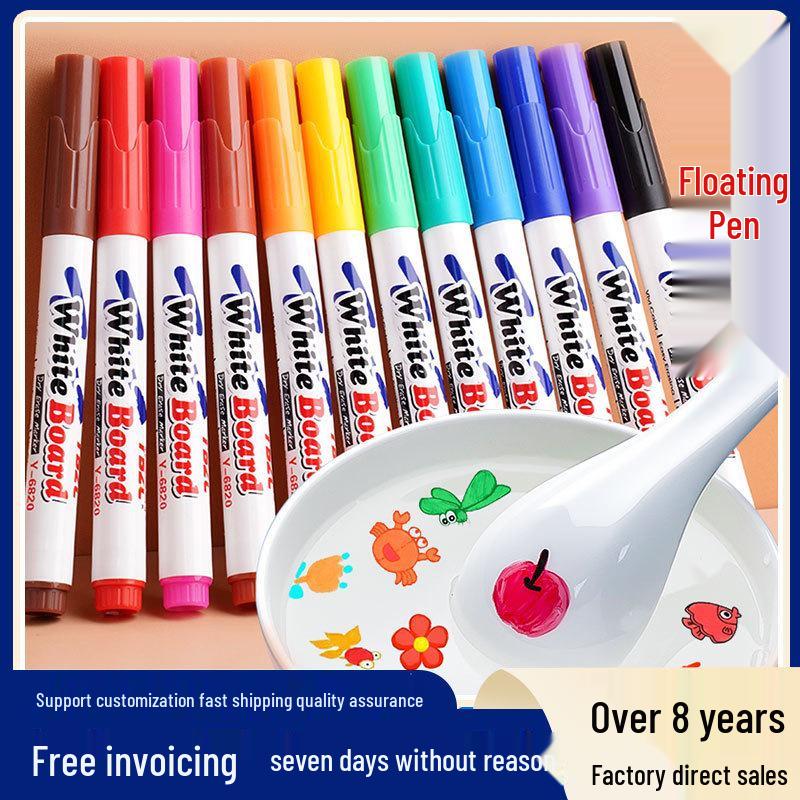 Kids' Magical Floating Water Painting Pen - Erasable Whiteboard Marker
