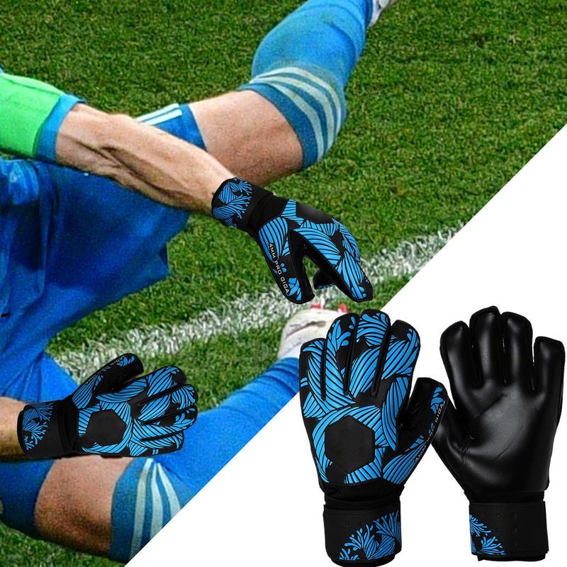 Torwarthandschuhe High Grip Fußballhandschuhe Atmungsaktiv Verstellbar Sporthandschuhe Wettkampf Schutzausrüstung Für Jugendliche Kinder