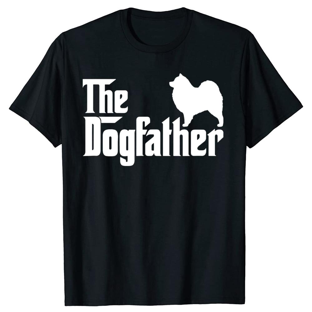 Funny Samoyed Lover Gift DogFather T Shirts Summer Style Graphic Cotton Streetwear Short Sleeve T-shirt Mens Clothing