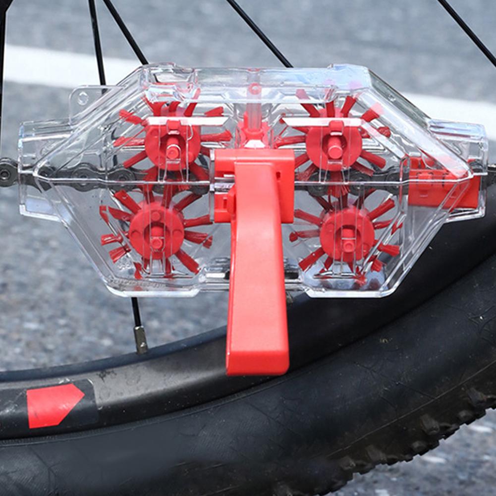 Bicycle Chain Cleaner Portable Cycling Scrubber Washer Tool Mountain Bike Washing Kit Bicycle Accessories for MTB Road Bikes