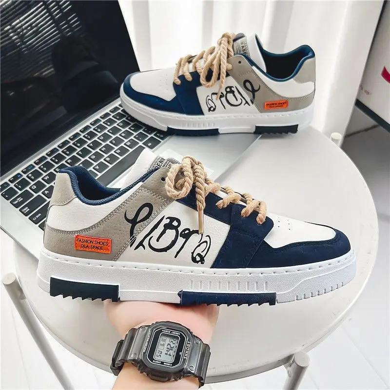New Men's Casual Sneakers Designer Platform Sport Running Shoes for Men Tennis Training Shoes Vulcanized Shoes  Hombre