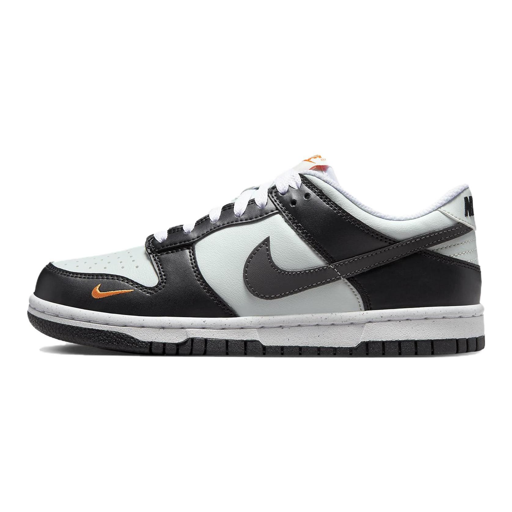 

Новые Nike Dunk Low Черный Яркий Мандарин Мини Свуш GS FN7784-001 36