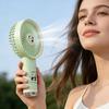 Mini Handheld Fan Cute Cartoon Panda Portable Personal Fan with Mist Spray USB Rechargeable 3 Wind Speeds Summer Cooling Fan for Travel Beach