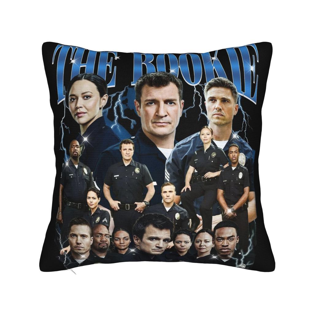 Tim Bradford Eric Winter The Rookie Pink Flag Pillowcase Printed Cushion Cover Decorations Pillow Case Cover Home Square