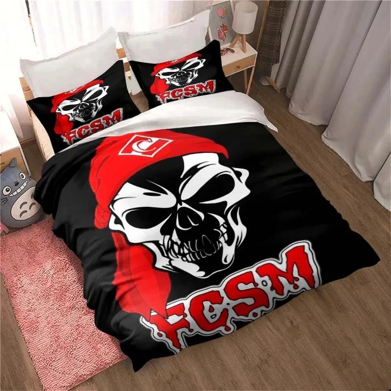 Spartak Moscow Bedding Set Boys Girls Twin Queen Size Duvet Cover Pillowcase Bed Kids Adult Fashion Home Textileextile