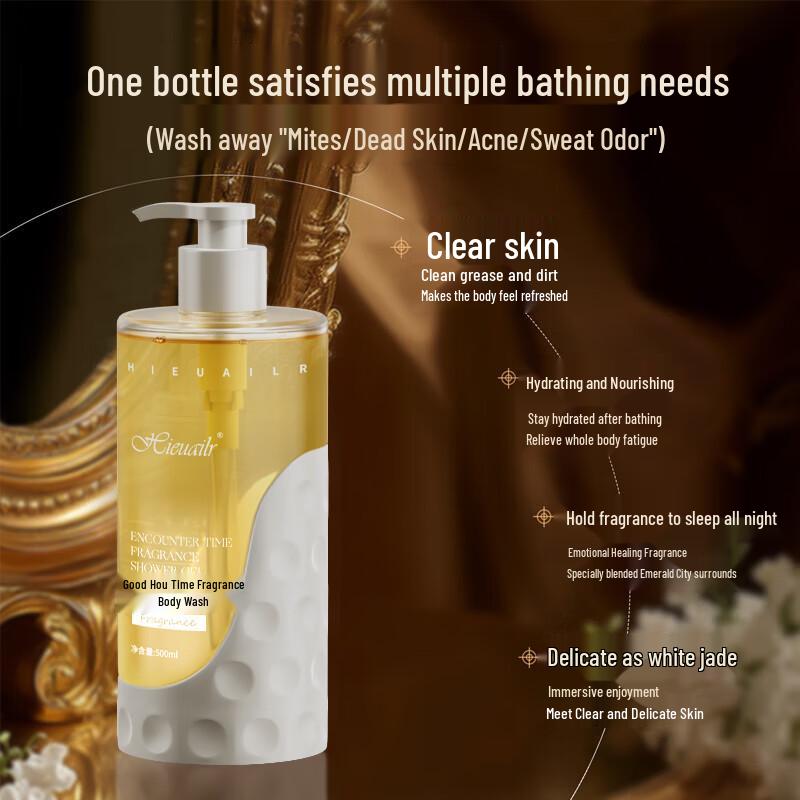 HIEUAILR Encounter Time Long-Lasting Fragrance Shower Gel 500ml