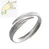 Sterling Women Bracelets Silver Feather Jewelry Accessories Girl Kids Gifts