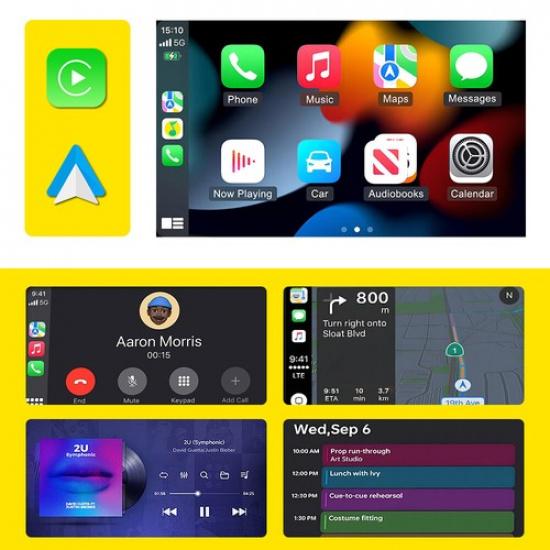 Auto Car Play Wireless Adapter CarPlay Wireless Adapter For IPhone IOS- Android