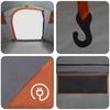 Tunnel Tent Gray and Orange 505 x 330 x 204 cm