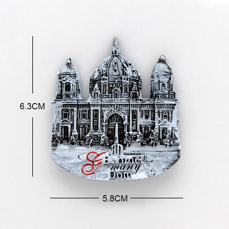 Kühlschrank magnetische Kühlschrankaufkleber Deutschland Kölner Dom Berlin Heidelberg neikal Dresden München Deutschland Tourismus Souvenir