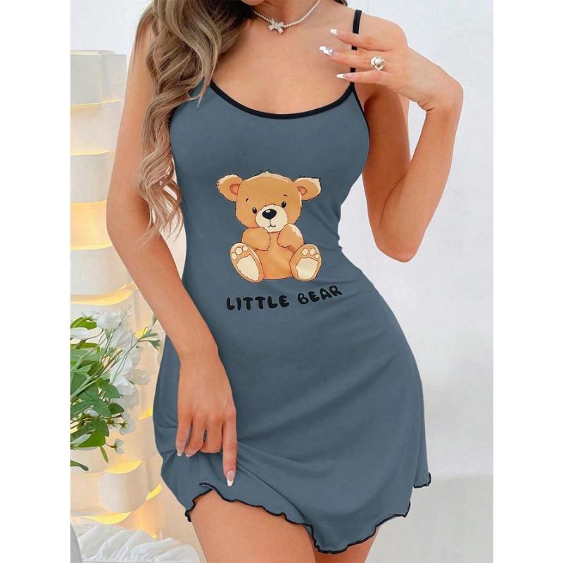 VEZFAA Damenmode Sommer Frühling Ärmellose Hosenträger Hohe Taille Freizeitkleider