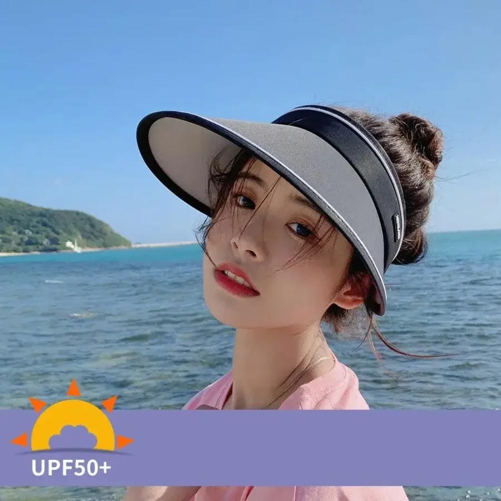 1PC UPF50+ Sun Hat Women Summer UV Protection Wide Brim Foldable Breathable Outdoor Cycling Hiking Travel Visor Cycling Hat