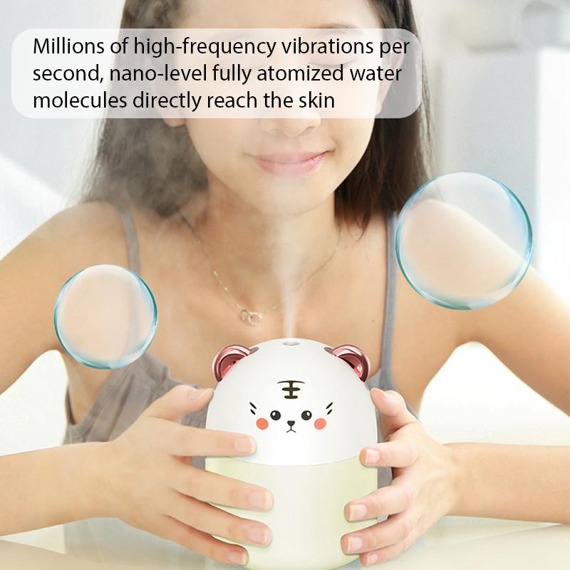 Cute Pet Humidifier Mini Office Desktop Essential Oil Aroma Diffuser Car Purifier Air Humidification USB Small Home Fog Sprayer