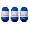 3 Rolls Metallic Polyester Cord 32.8Yard Each Knitting Thread Yarn For Handmade Bag Purses Wallets Braiding Stitching