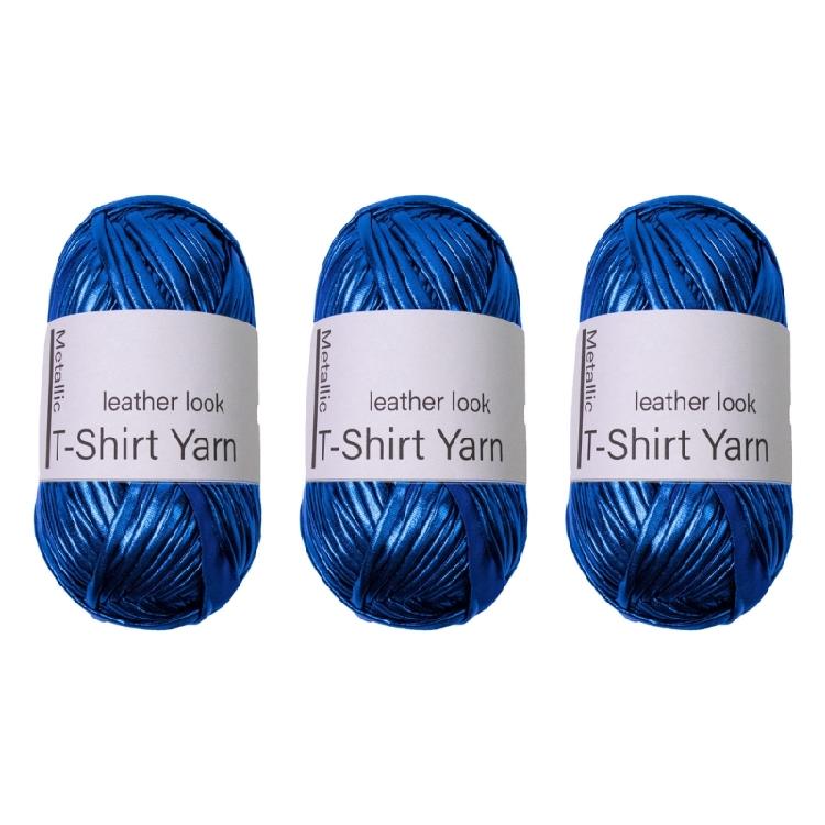 3 Rolls Metallic Polyester Cord 32.8Yard Each Knitting Thread Yarn For Handmade Bag Purses Wallets Braiding Stitching