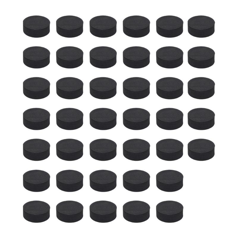 Adhesive-Backed Round Cushion Grip Set, Dense 40 Count for Speaker Feet, Quiet Contact, Scratch Guard and Home Care