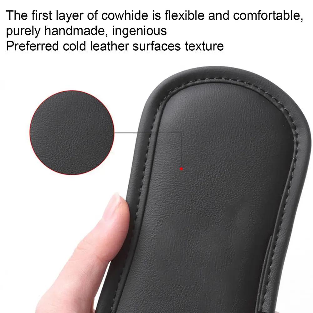 Car Elbow Rest Pad Protective Multifunctional PU Leather Car Knee Cushion Auto Center Console Leg Pads Auto Interior Accessories