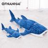 150cm Large Size Soft Shark Plush Toy Big Creative Blue Whale Stuffed Soft Shark Sea Fish Plush Pillow Lovely Children Baby Doll