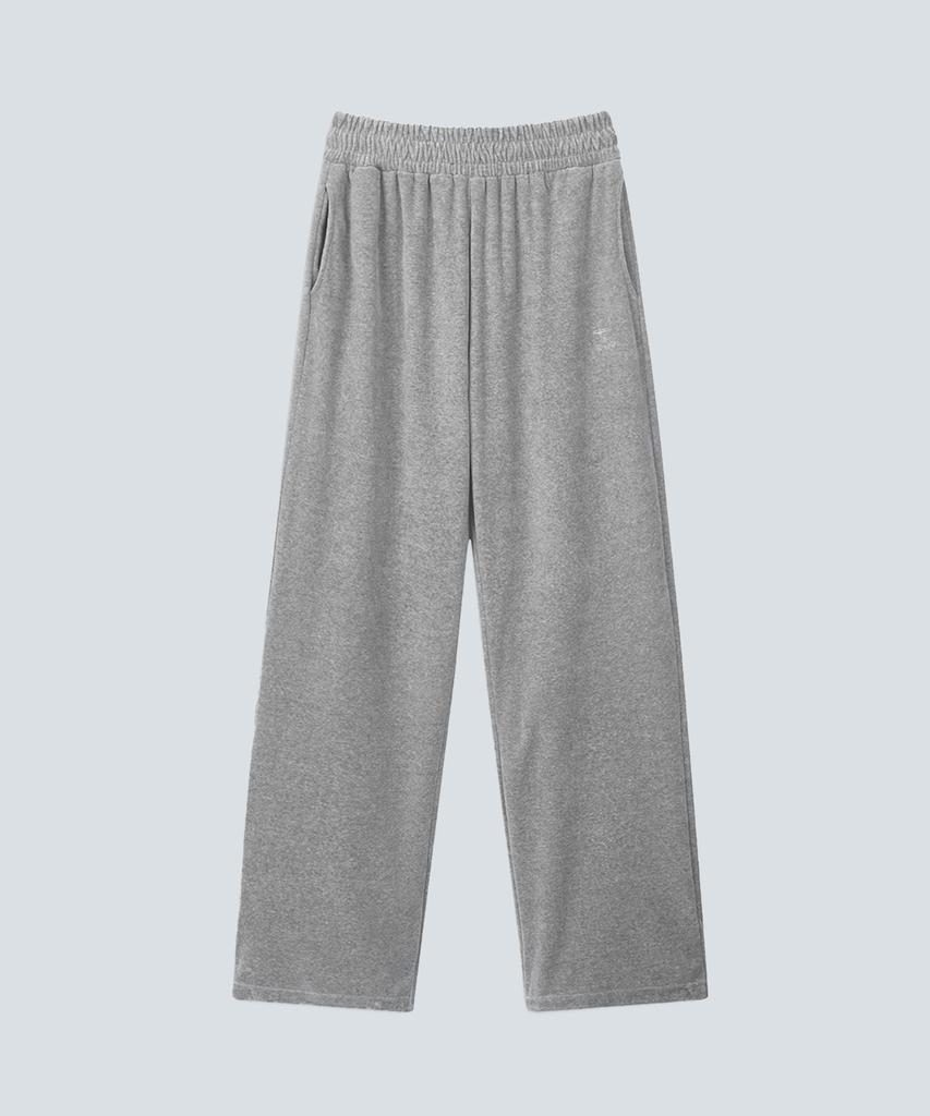 Deodeulimeo Soft Velvet Sweatpants Melange Gray