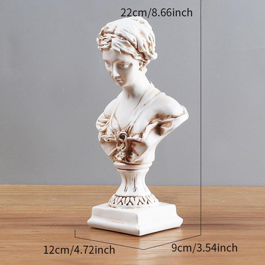 Classic Venus Head Statue Europe Painting Sculpture Replica Art Handicraft