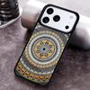 Mandala Flower Totem Phone Case for iPhone 17 16 15 Pro Max Air 14 13 12 11 Plus Shockproof Capa Cover