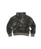 UNUSEDLAB Camo Embroidered Zip-Up Hoodie [Khaki]