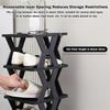Durable Plastic Shoe Rack for Entryway Stackable Dustproof Shoes Storage Vertical Sturdy Shoe Organizer Home Organizer