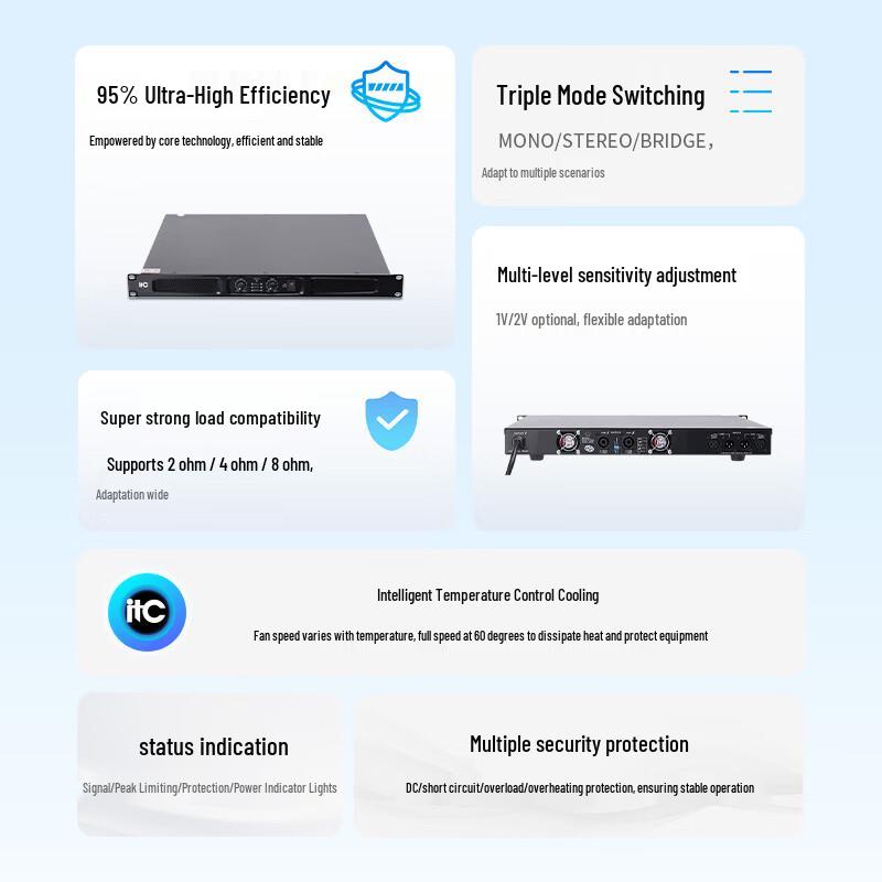 Itc ZD-C049 Professional Power Amplifier (CN Version)