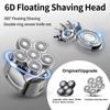 6 IN 1 6 Blades Electric Shaver Men Hair Beard Trimmer Rechargeable Electric Razor Men Face Shaving Machine Grooming Kit