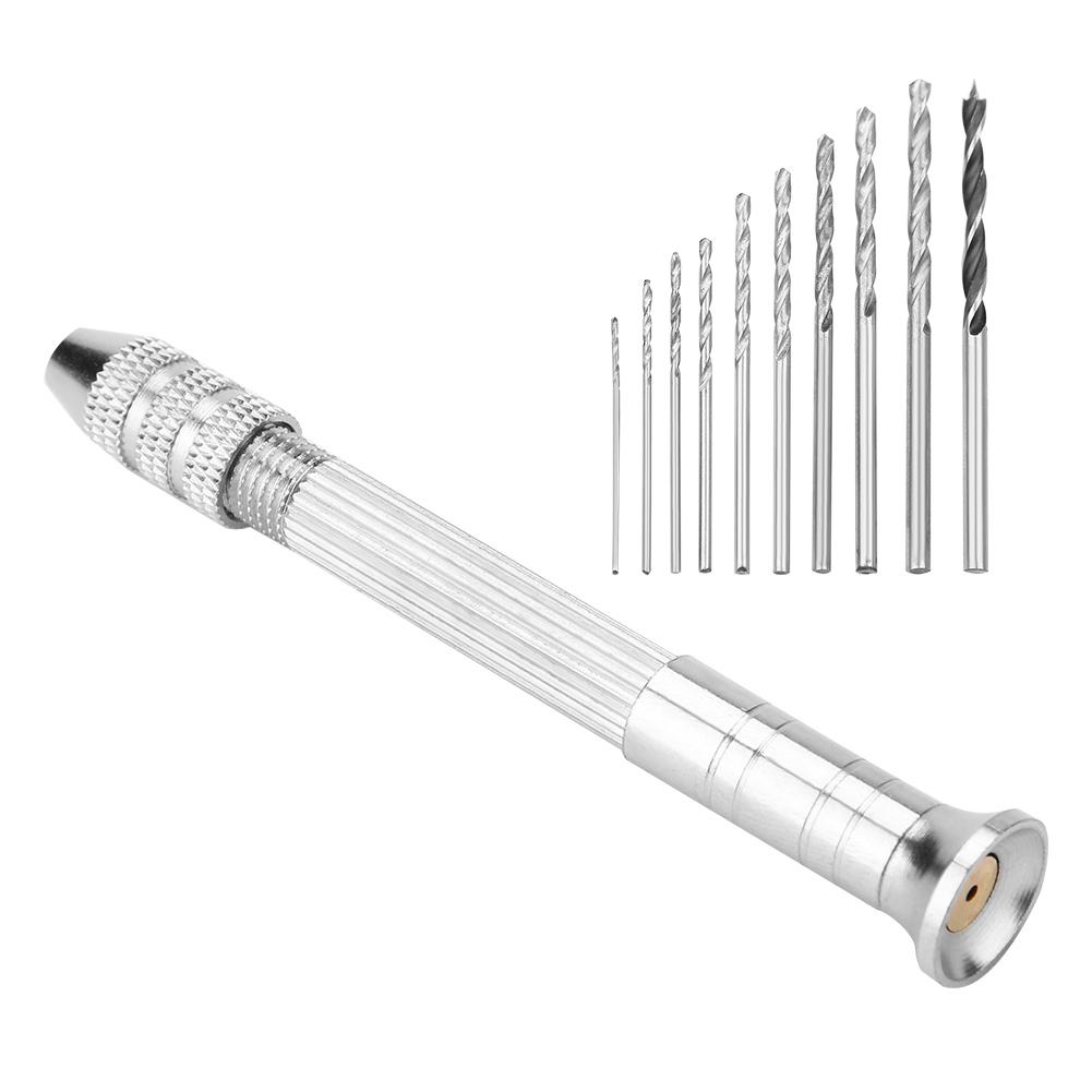 Mini Hand Drill Set Rotary Drilling Portable DIY Steel Wood Drill Jewelry Engravings Tools