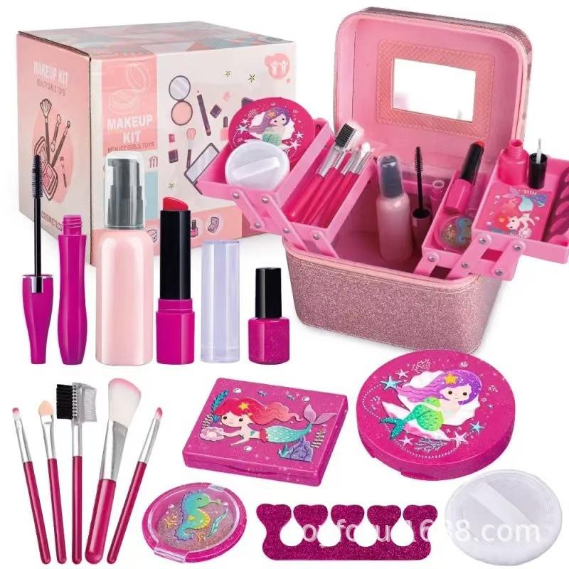 

Сумка для украшений для девочек, игрушка для годовалого ребенка, игрушечный домик, подарочная коробка для косметики, 10 наборов для переодевания