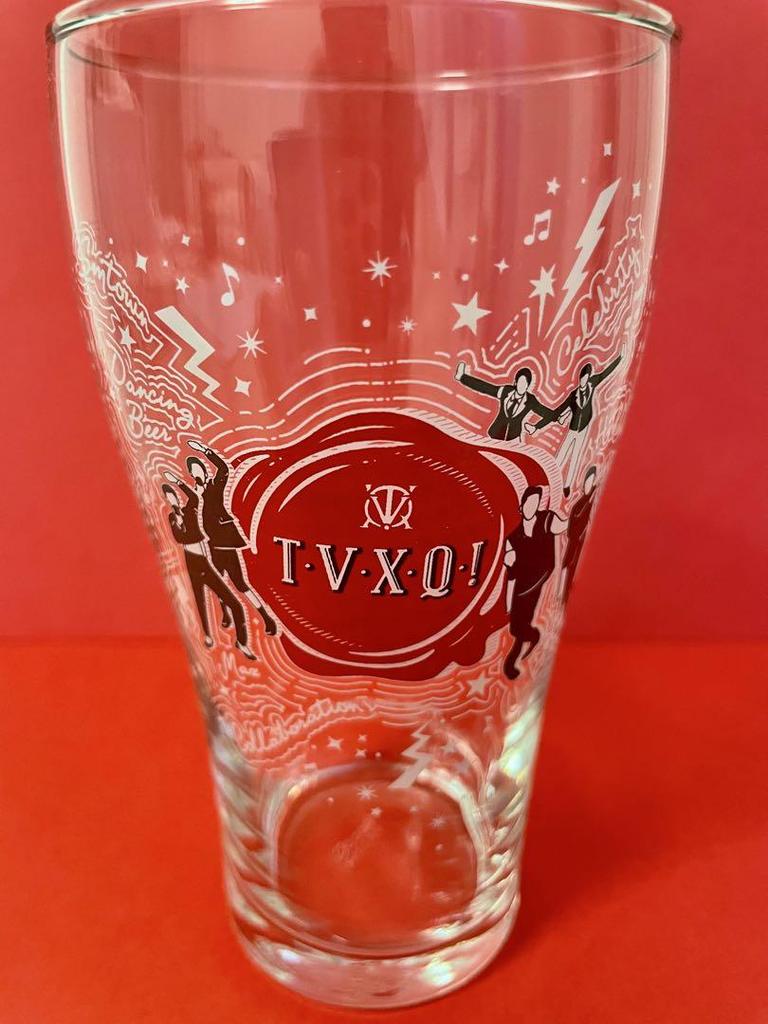 [USED] TVXQ collaboration glass, rare novelty, not for sale