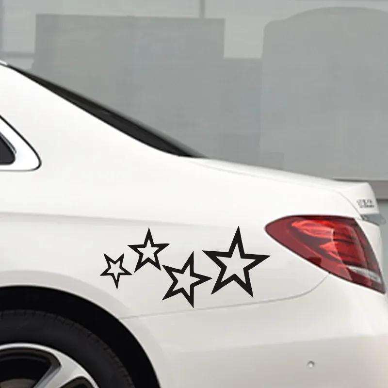 12CMX24CM Stars Car Sticker Vinyl Car Decal Waterproof Stickers On Car Truck Bumper Rear Window No Background