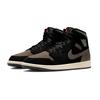 Jordan Air Jordan 1 Mid top Vintage Basketball Shoes Men's Brown Black IB7110-002