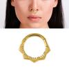 Fashionable Crystal Nose Piercing Ring Jewelry Stainless Steel Accessory for Ear Cartilage Music Festival Accessories
