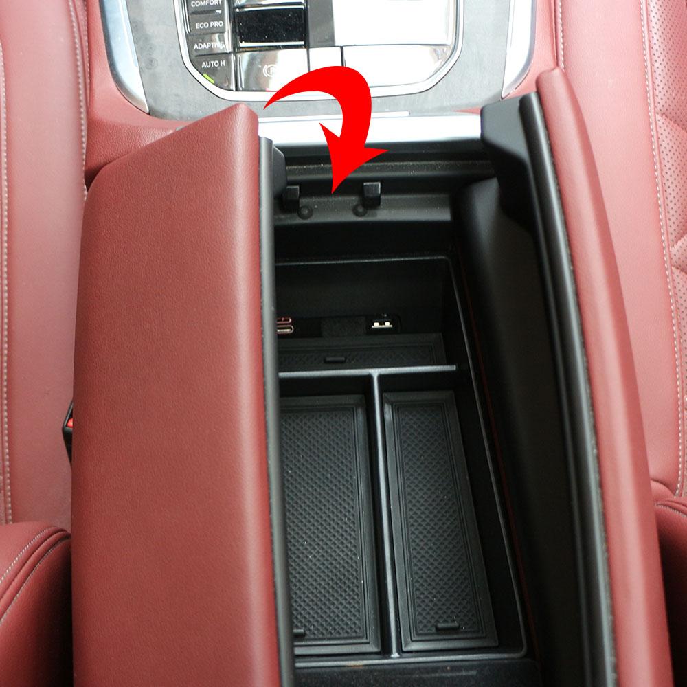 Car Center Console Storage Box for BMW X5 G05 2019-2026 X7 G07 2019-2026 X6 G06 2020-2026 Stowing Organizer Accessory
