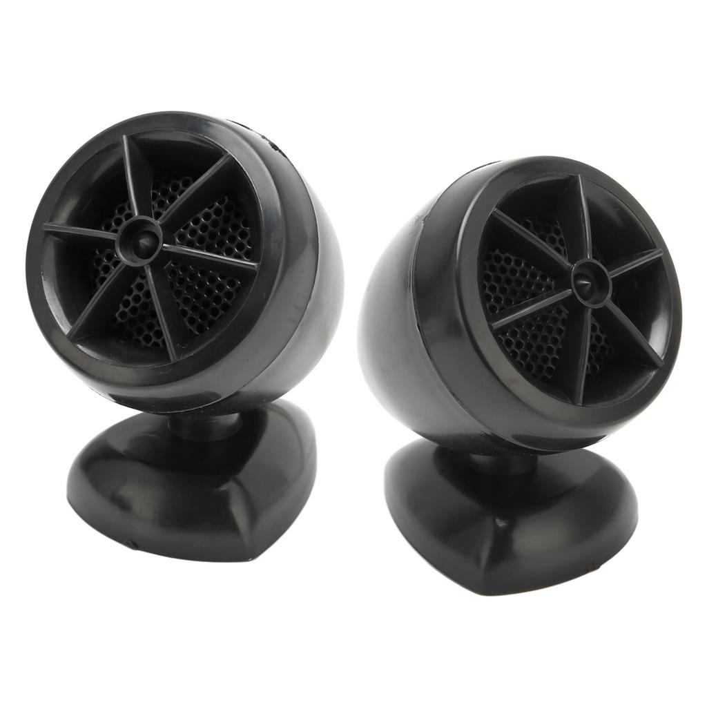 2pcs Dome Tweeter 1200W Loudspeaker High Sensitivity Universal for Car Audio Systems Black