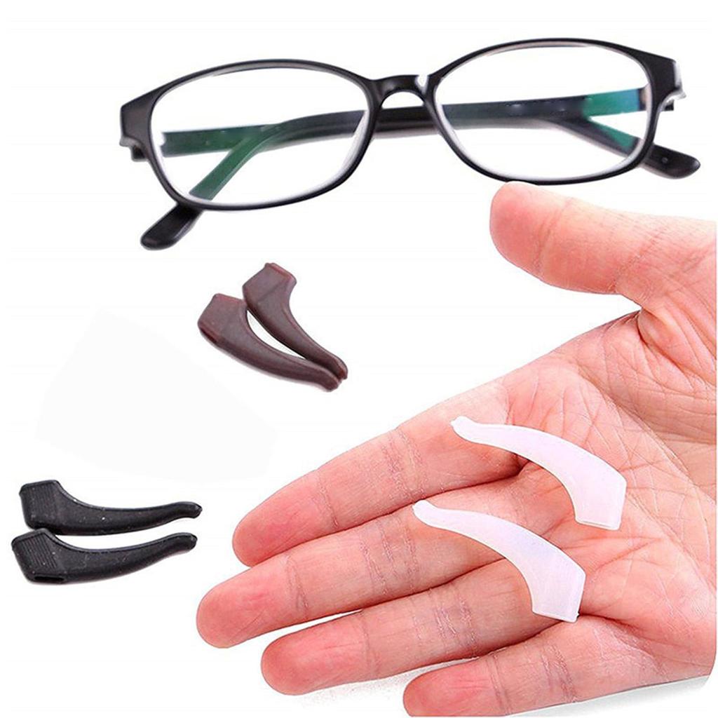 Stylish Anti-Slip Eyeglass Ear Hook Silicone Lightweight and Secure Grip