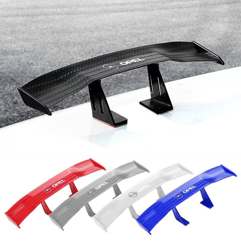 Mini Spoiler 3D Rear Trunk Wing Boot Lip Spoiler Stickers For Opel Insignia Astra H G J Antara Vectra Vivaro Corsa C D Zafira B