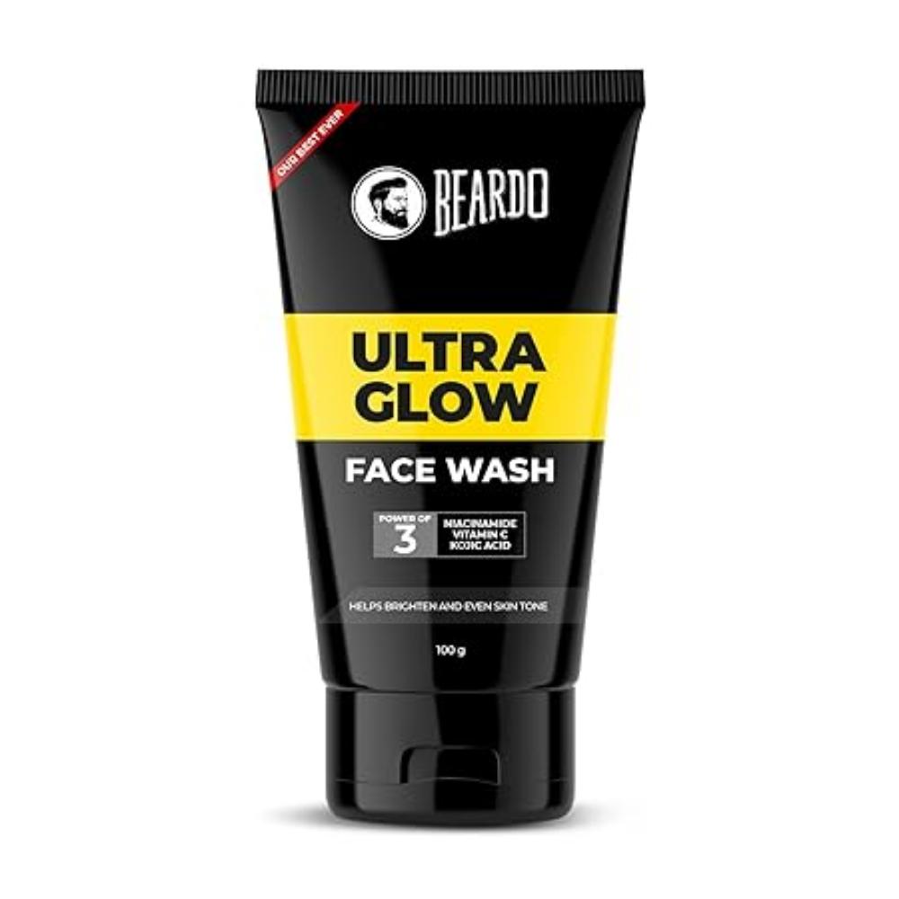 

Ultra glow Face Wash for Men | Red Algae, White Lily & Menthol for Brightened, Hydrated and Refreshing Skin || Suitable for All Skin Types | 100ml 100 ML