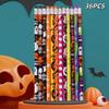 12/24/36 Pcs Halloween Christmas Theme Wooden Pencil Student School Stationery Halloween Party Gifts Supplies For Children