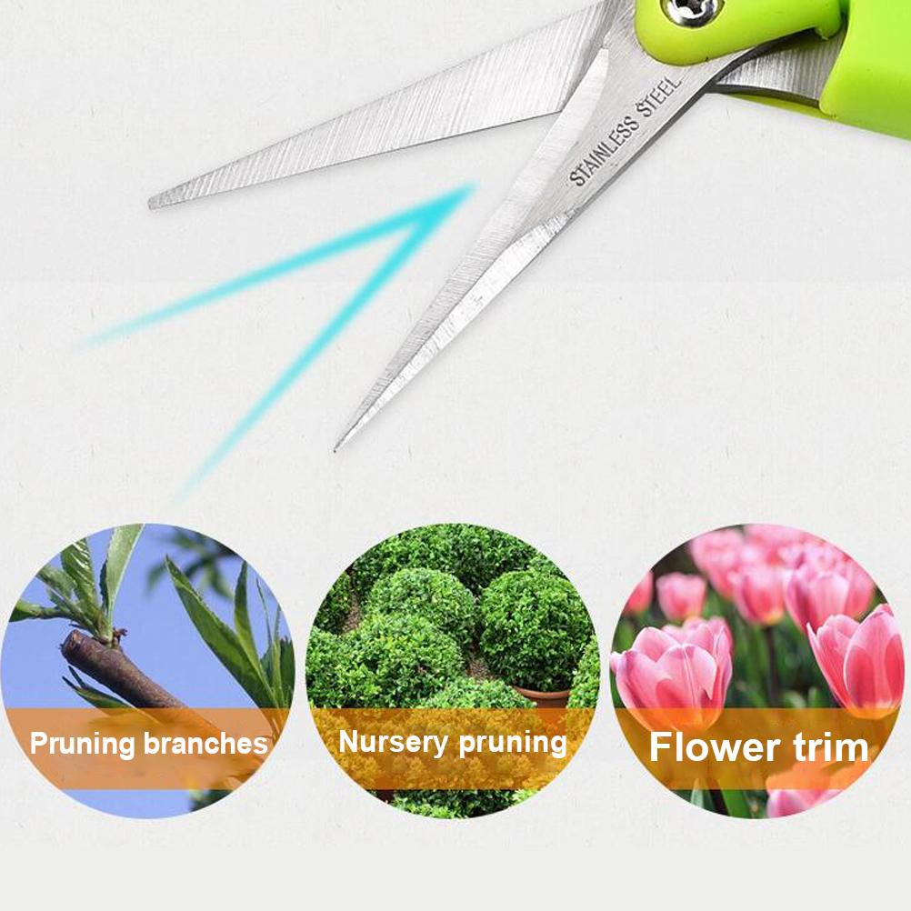 Frühlingsgarten Schere Gartenschere mit rutschfestem Griff Edelstahl Schneidwerkzeug